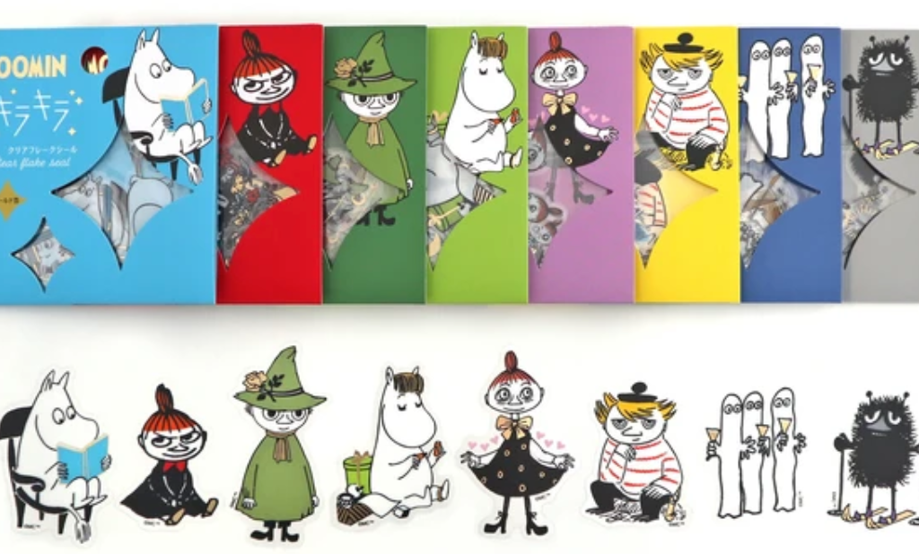 Moomin Clear Flake Sticker