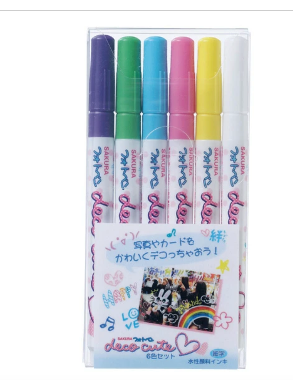 SAKURA CRAY-PAS Marker/Highlighter Sakura 6-color sets