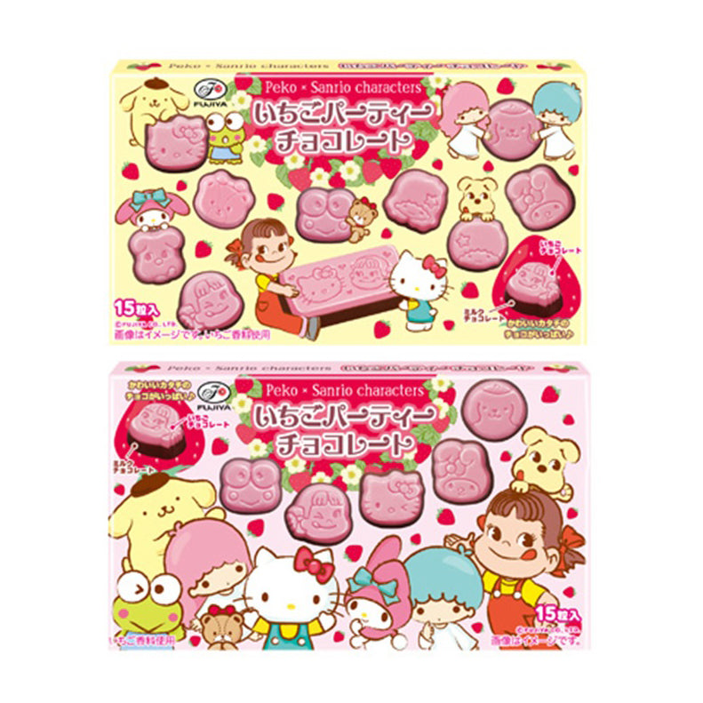 Fujiya Sanrio Peko Strawberry Party Chocolate