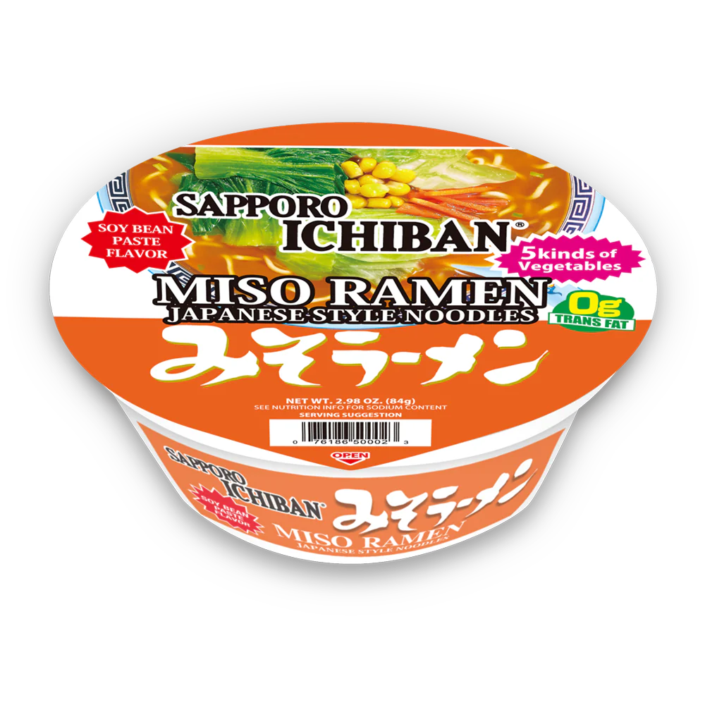 Sapporo Ichiban Miso Ramen Bowl