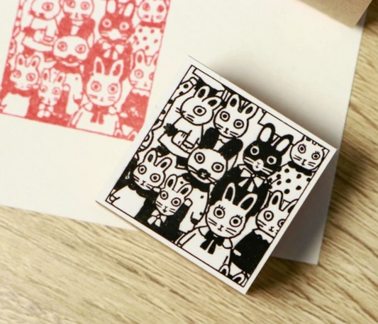 Sanby Animal Woodblock Stamp Large